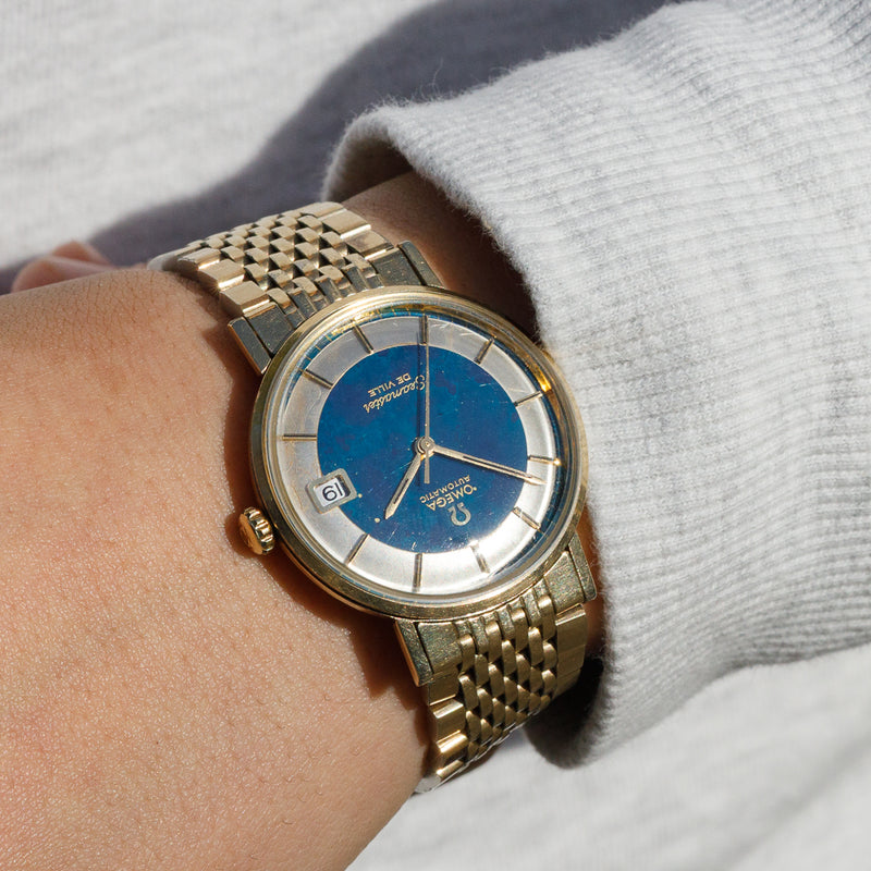 OMEGA Seamaster De Ville Ref.KM6292 Very Rare Blue Two Tone Dial