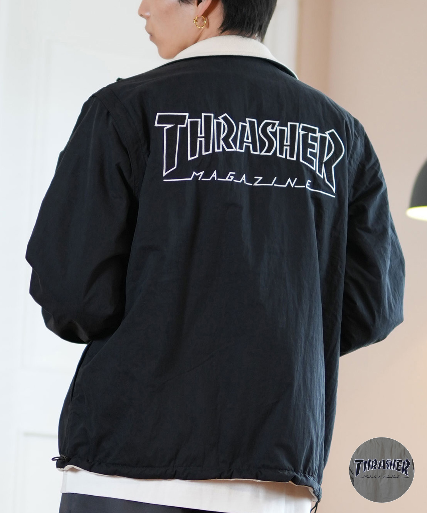 楽天市場】THRASHER スラッシャー アウター メンズ 4WAY ジャケット
