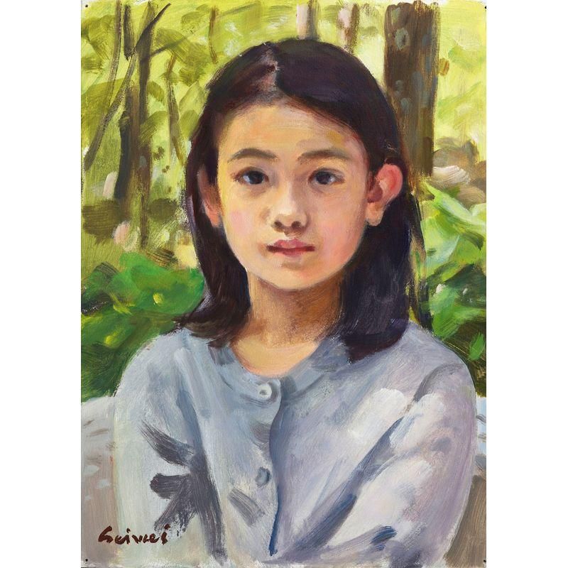 男性の肖像 油彩画 8号 F8 油絵 人物画#7 男性の肖像 油彩画 8号 F8