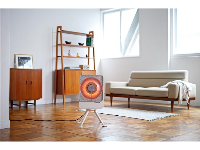 シロカ、反射板とファンで集中的に熱を届ける「リフレクトヒーター