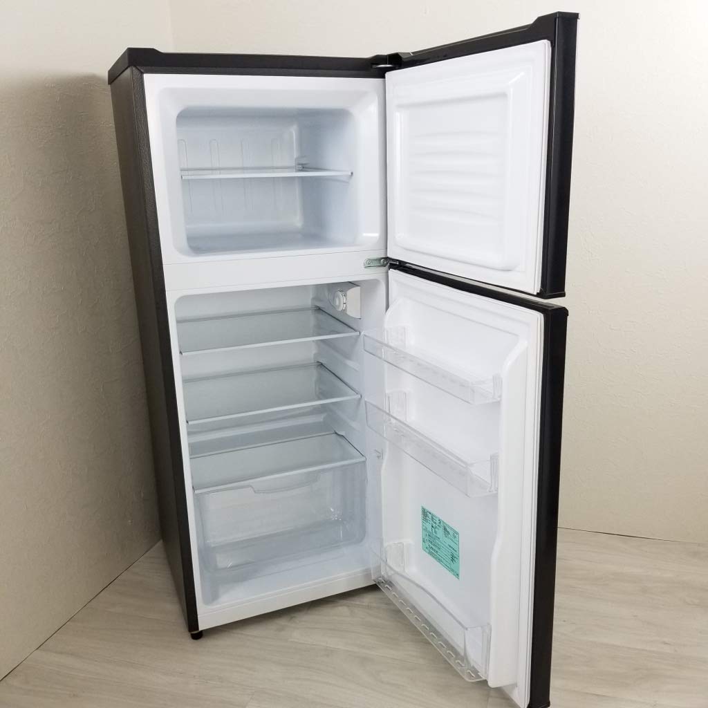 Amazon.co.jp: ハイアール 121L 2ドア冷凍冷蔵庫 ブラック JR-N121A-K