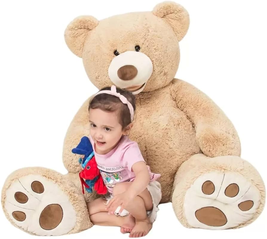 Amazon.co.jp: ハグミービッグベア☆134cmのくまのぬいぐるみ SITTING