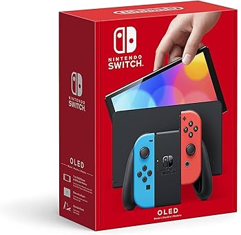 Amazon.com: Nintendo Switch – OLED Model w/Neon Red & Neon Blue