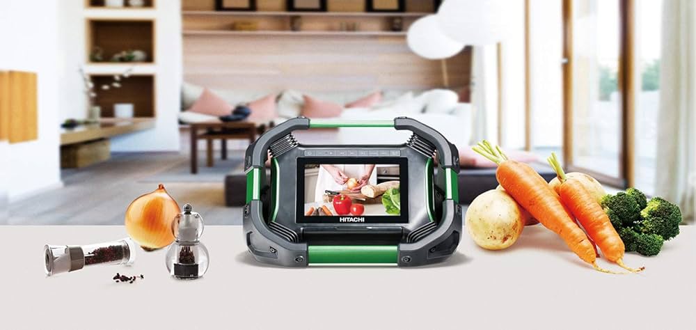 Amazon.co.jp: HiKOKI(ハイコーキ) 18V コードレスラジオ付テレビ 充電