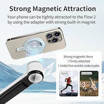 Amazon | Insta360 Flow 2 Pro 対応 ジンバル 磁気アダプターベース