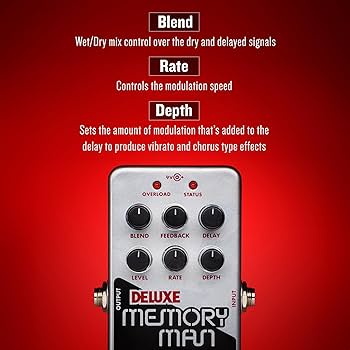 Amazon.com: Electro-Harmonix Nano Deluxe Memory Man Analog Delay