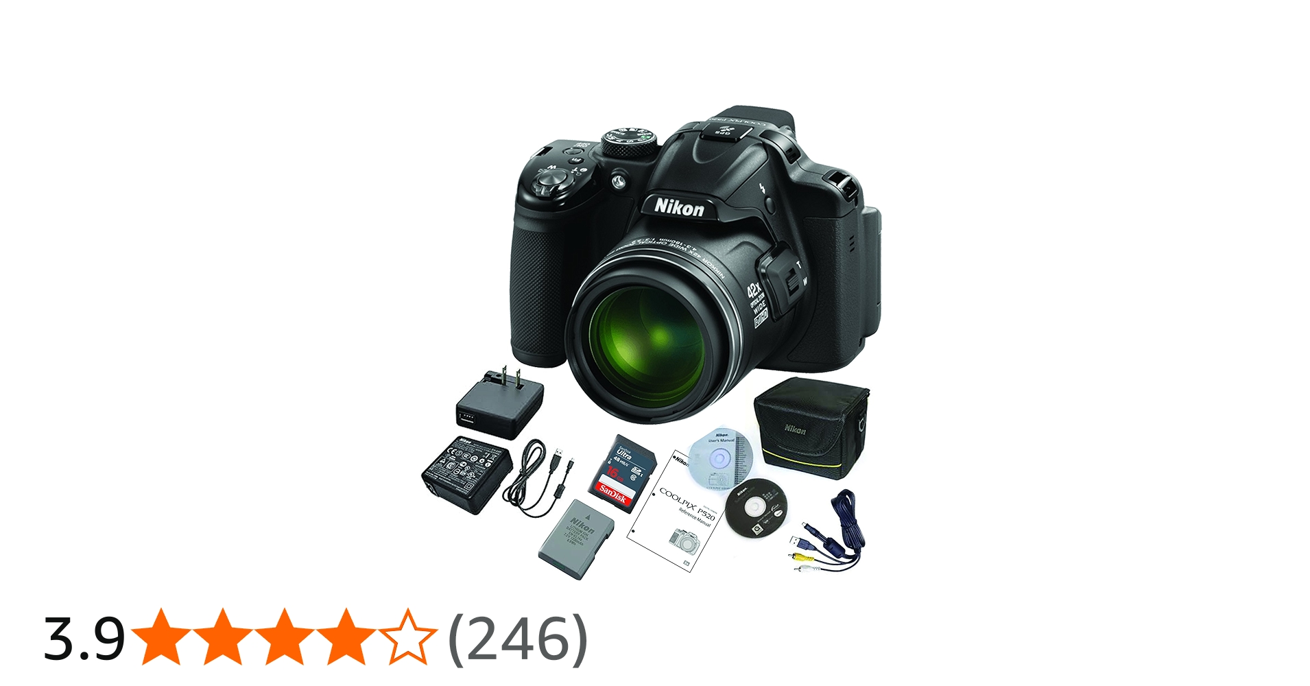 Amazon Canada: Nikon COOLPIX P520 18.1 MP CMOS Digital Camera with