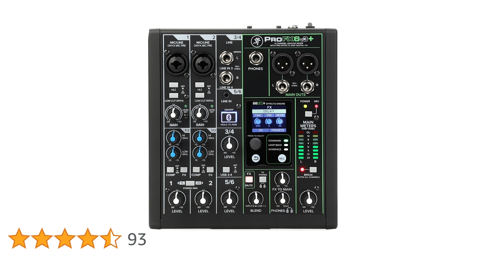 Mackie PROFX6v3 ミキサー オーディオインターフェース 箱付き Mackie