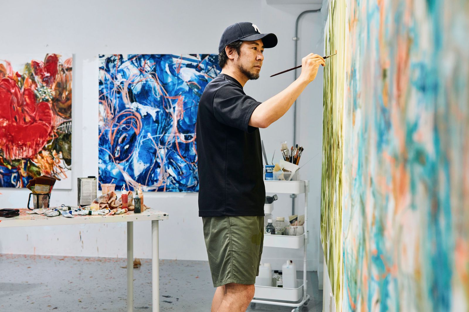 SHUN SUDOの油絵で描かれた花々が銀座に咲く──展覧会「Garden」が