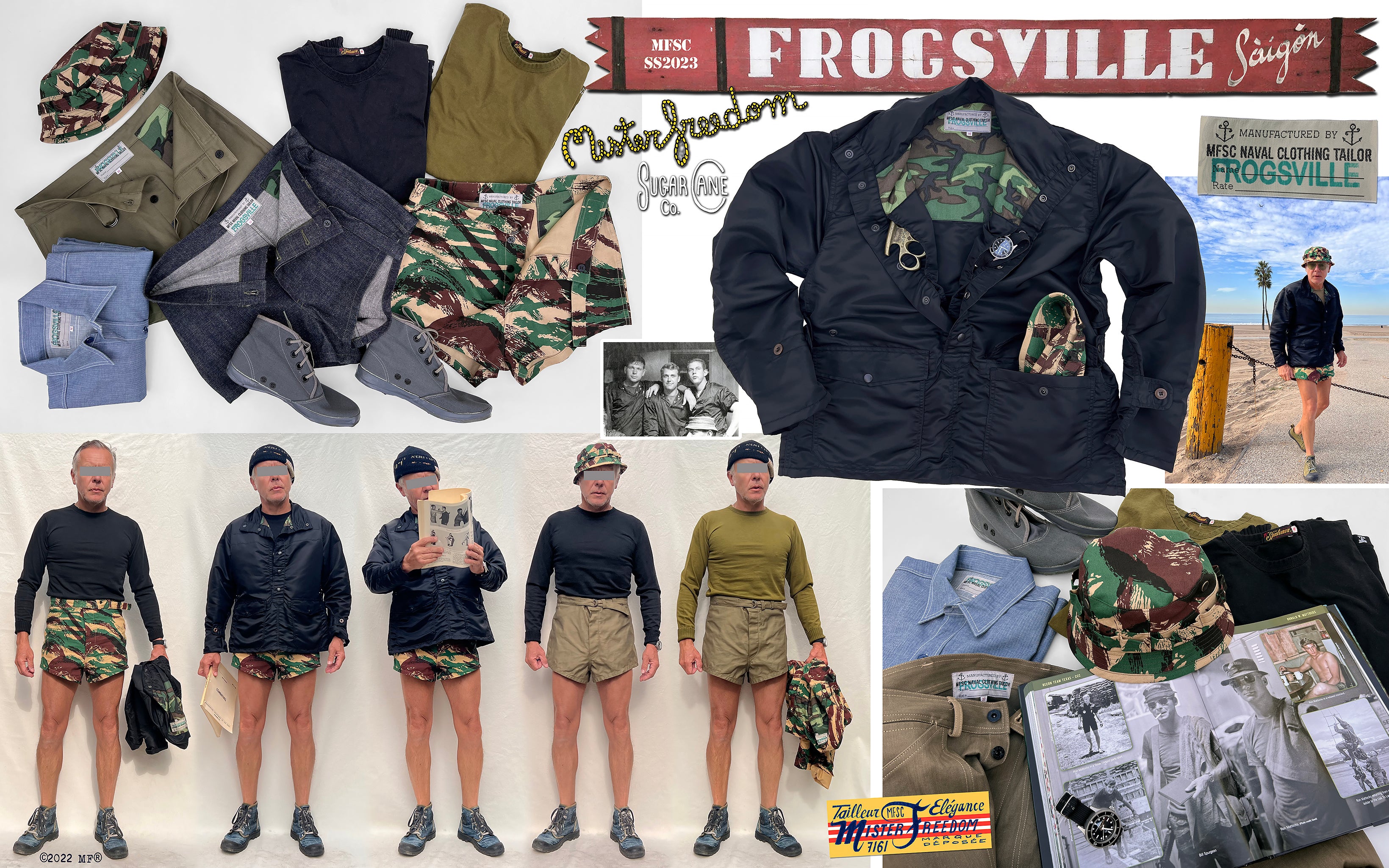 MISTER FREEDOM® X SUGAR CANE MSFC SS2023 LOOKBOOK PREVIEW – Mister