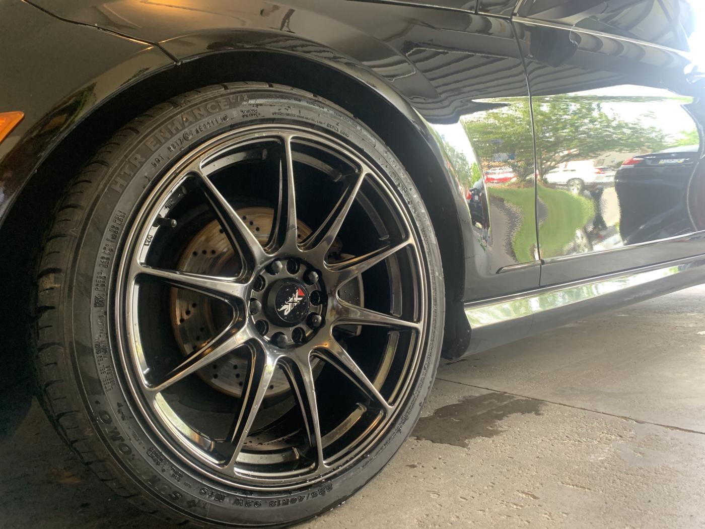 XXR Wheels: 527 18x8 5x108|5x112 Chromium Black Rims et42