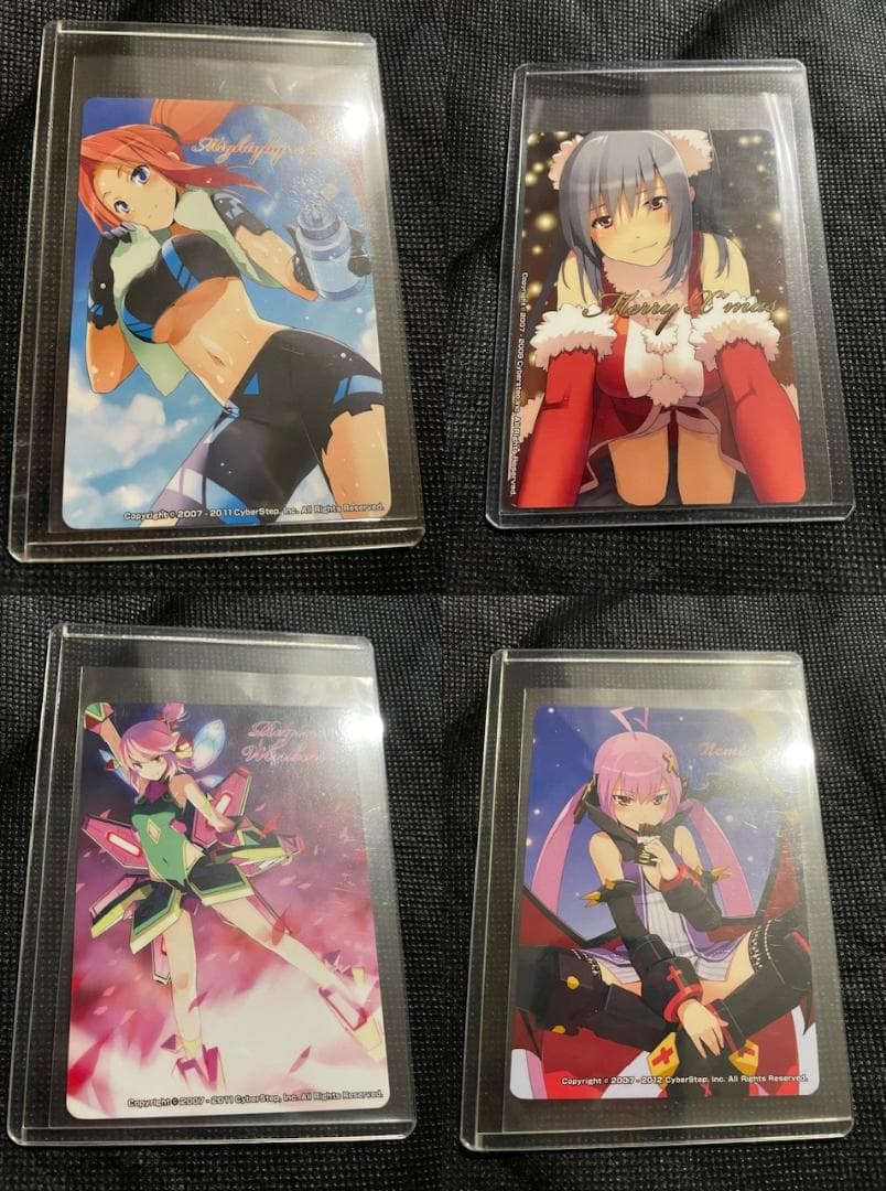 コズミックブレイク　コレクションカード4枚セット　マイティバインガールなど コズミックブレイク コレクションカード4枚セット マイティバイン