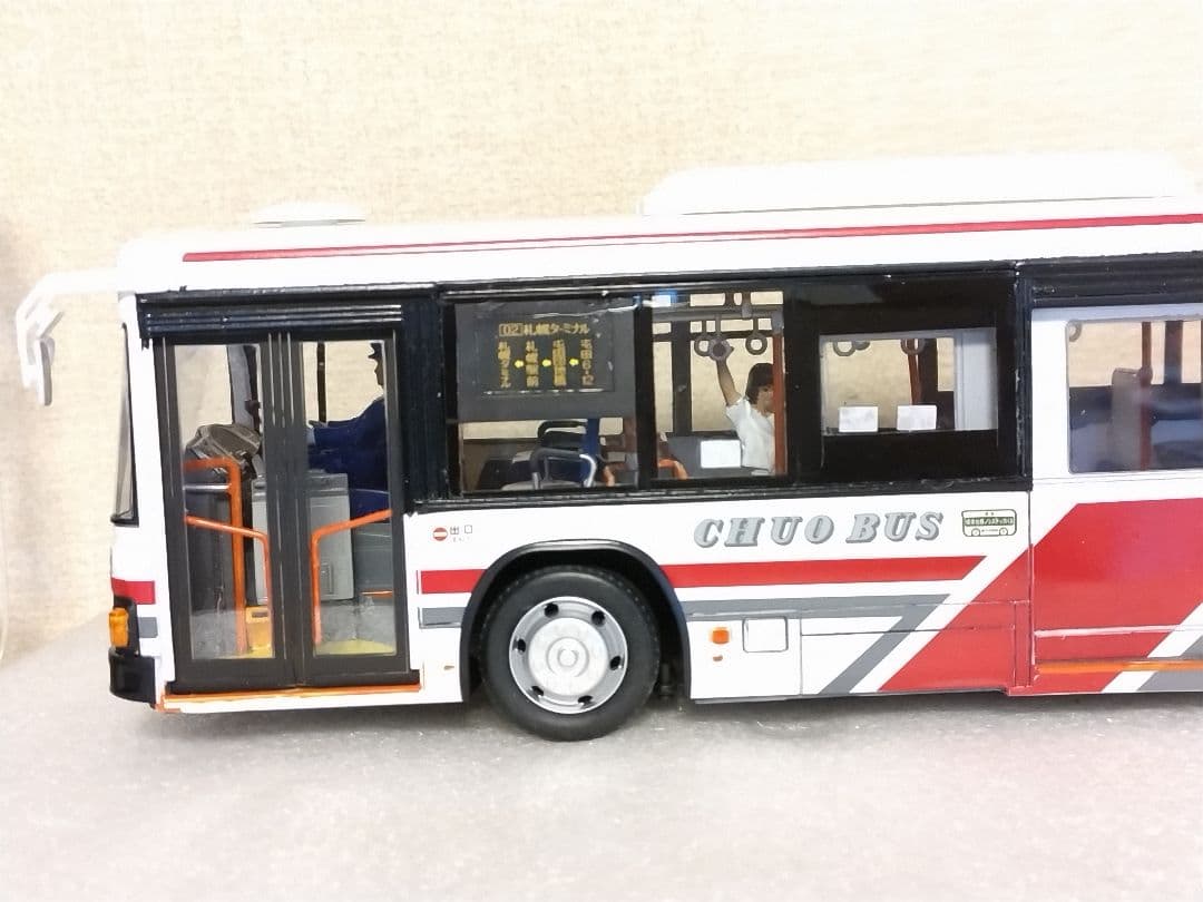 1/32 北海道中央バス(いすゞエルガ)素人組立品 - メルカリ