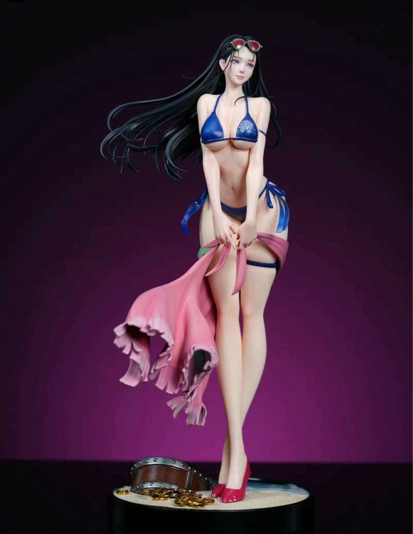 ワンピース 1／4スケール 高配版 ロビン フィギュア ガレージキット Amazon.co.jp: ニコ・ロビン フィギュア 私服Ver. 1/4スケール 塗装