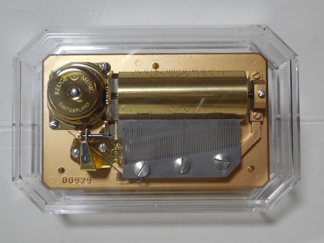 Reuge Music オルゴール 50LS　7702　美中古 REUGE MUSIC (リュージュミュージック) 36弁オルゴール 象嵌細工