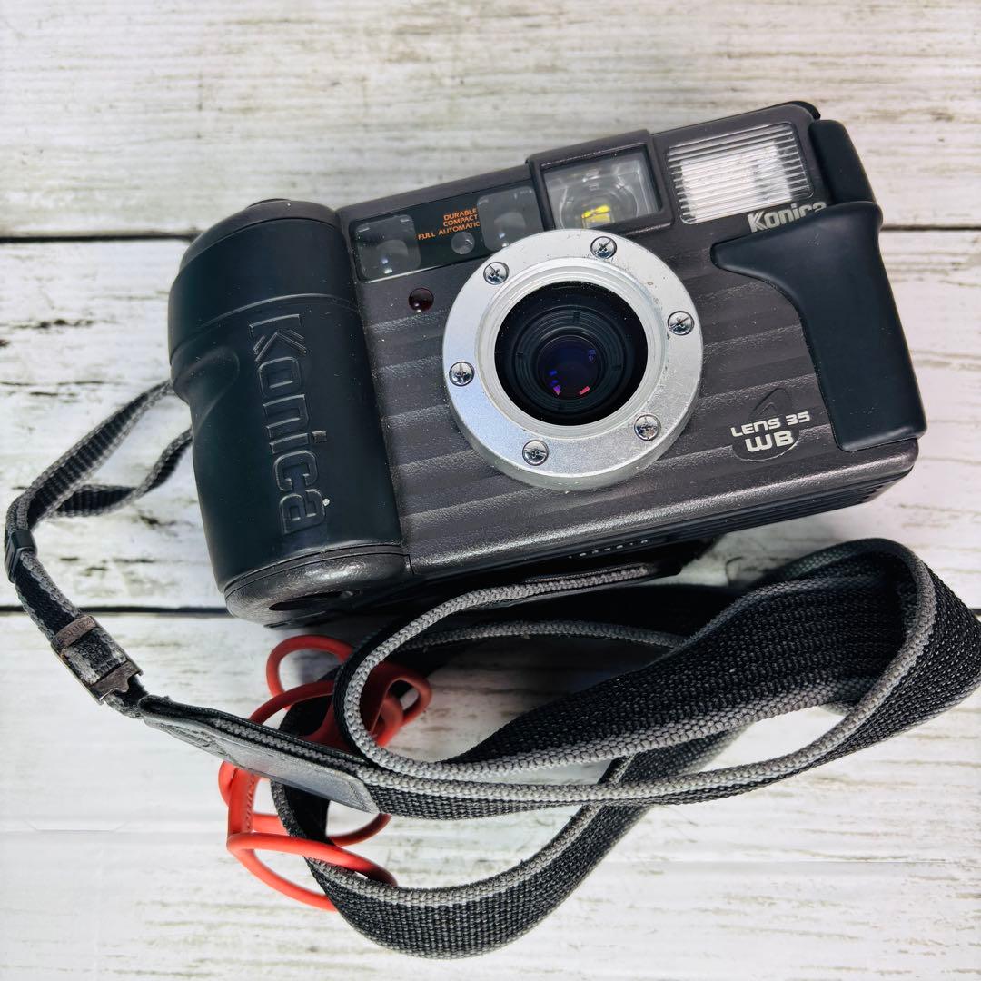 【動作良好】Konica フィルムカメラ 現場監督 LENS 35 WB Konica 現場監督 35 WB | Totte Me Camera