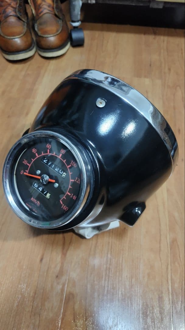 絶版品　CHIC DESIGN CIBIE クラシックヘッドライト メーターイン CHIC DESIGN - SR シビエクラシックライト メーターイン