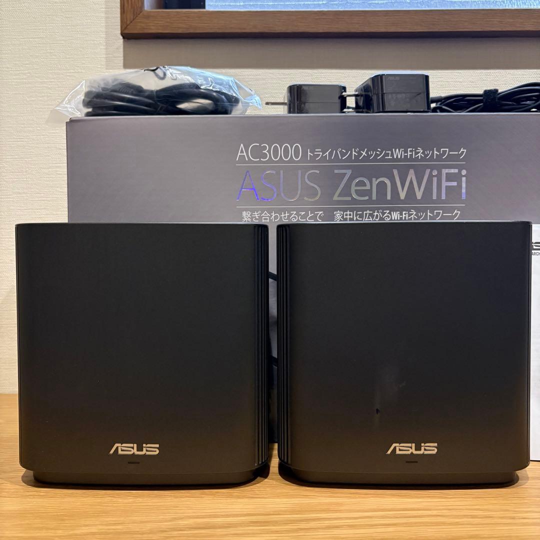 ASUS ZenWiFi AC3000 （CT8）トライバンドルーター 2台組 ASUS ZenWiFi AC3000 （CT8）トライバンドルーター 2台組 - メルカリ