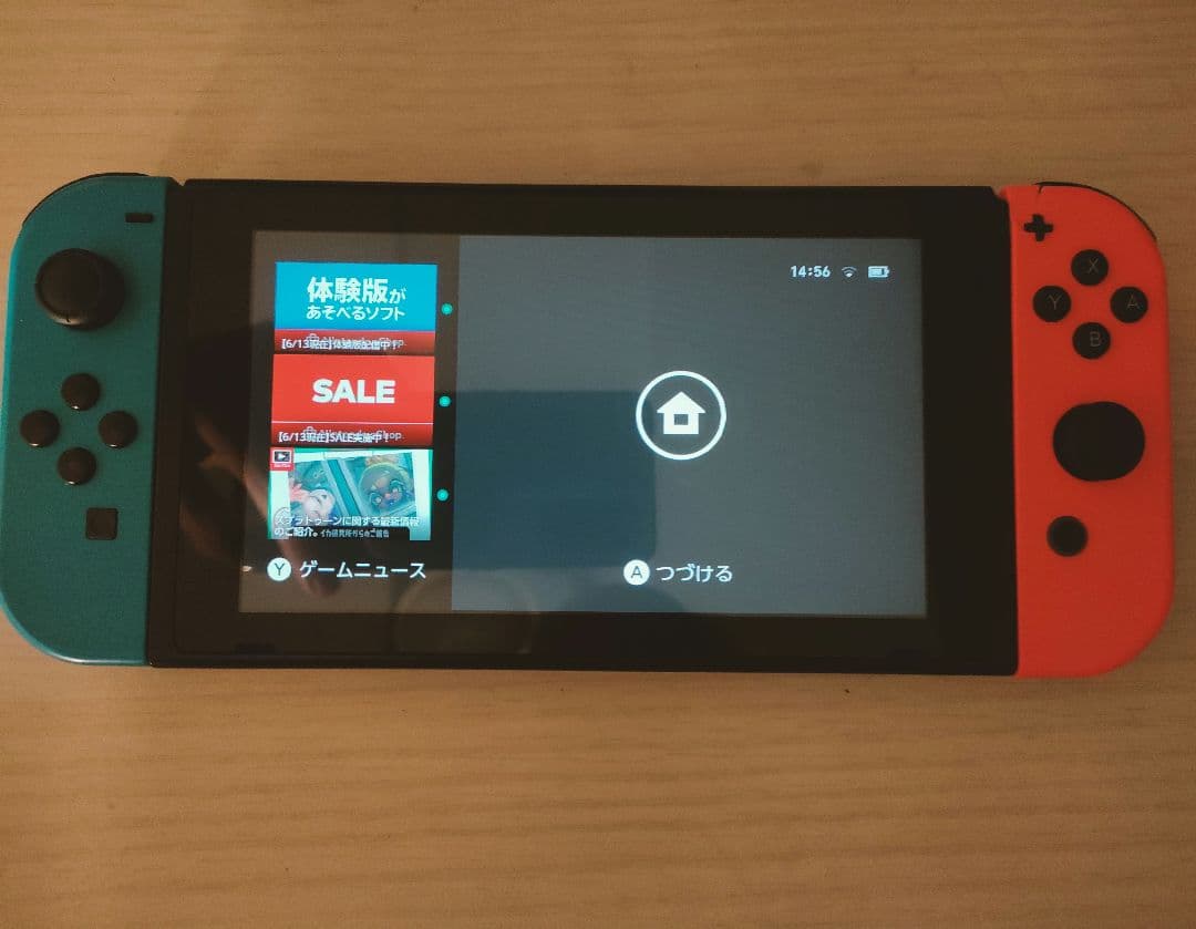 Nintendo Switch バッテリー拡張　難あり バッテリー膨張が原因で背面パネルにヒビ割れが発生したNintendo