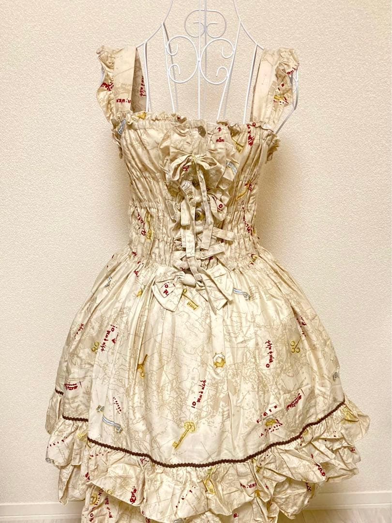 ♡morphose♡希少♡鍵柄 JSK/ベージュ Alice and the Seven Keys JSK by Baby, the Stars Shine Bright