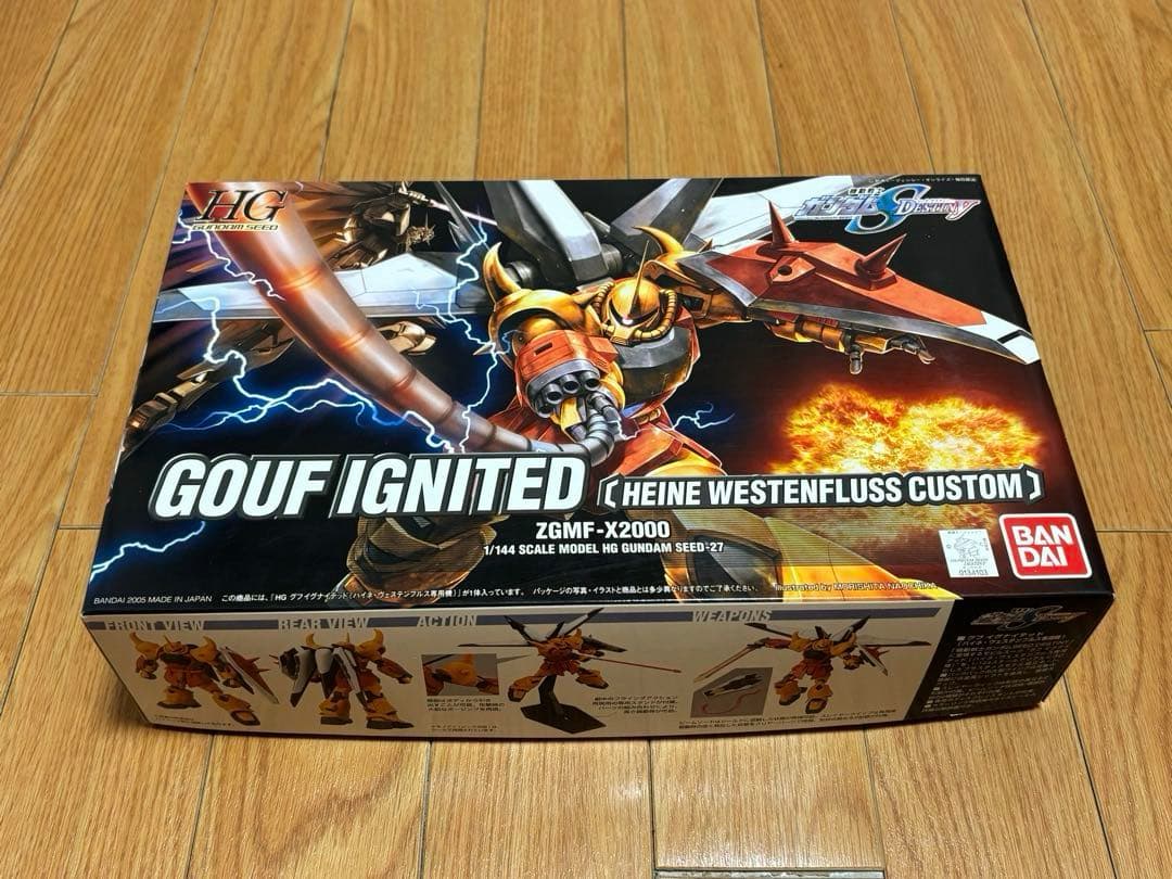 【未開封】HG 1/144 グフイグナイテッド ハイネ・ヴェステンフルス専用機 HG 1/144 グフイグナイテッド(ハイネ・ヴェステンフルス専用機