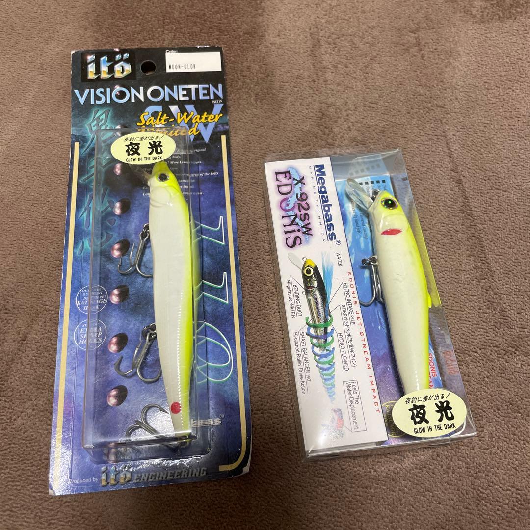 メガバス2004年_ヴィジョンワンテンSW_ X-92エドニスムーングロー　稀少 Megabass（メガバス） X-92 SW EDONIS(エドニス) : オイカワ釣具2号店