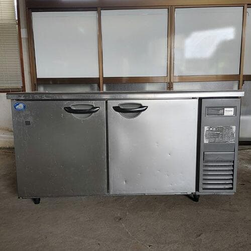 パナソニック 冷蔵コールドテーブル SUR-K1571S 業務用 パナソニック SUR-K1571B|幅1500mm/奥行750mm|幅600〜2100mm/奥行450