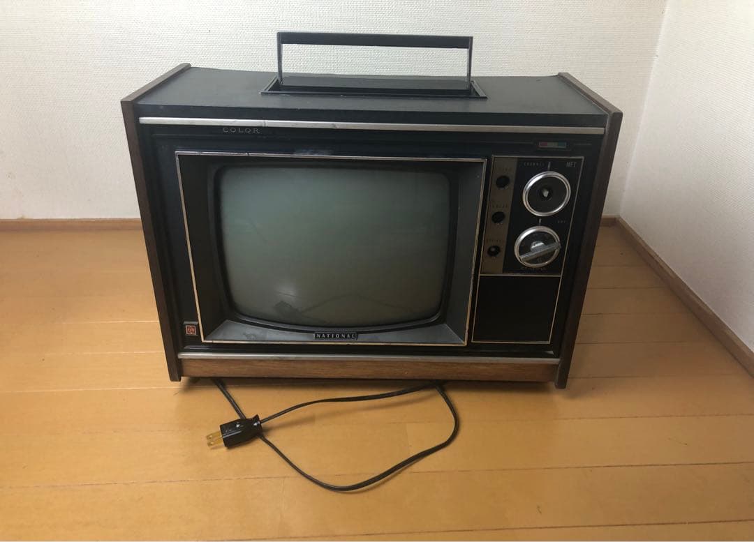 National ナショナル 真空管テレビ CT-31PU 通電OK ブラウン管 National(ナショナル)・カラーテレビ・ブラウン管テレビ・TH14-N7