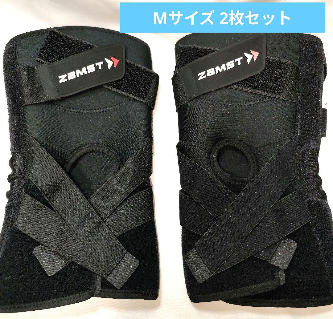 【美品:2枚セット】ザムスト ZK-PROTECT 膝用サポーター Mサイズ dショッピング |ザムスト ZAMST ザムスト ZK-PROTECT （ヒザ用