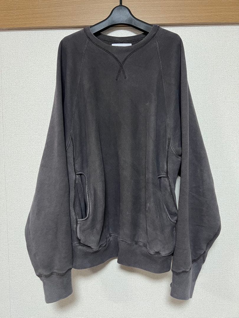 トップス SUGARHILL 25AW CREW NECK SWEAT PULLOVER SUGARHILL(シュガーヒル)25AWのCREW NECK SWEAT PULLOVER(SAGE