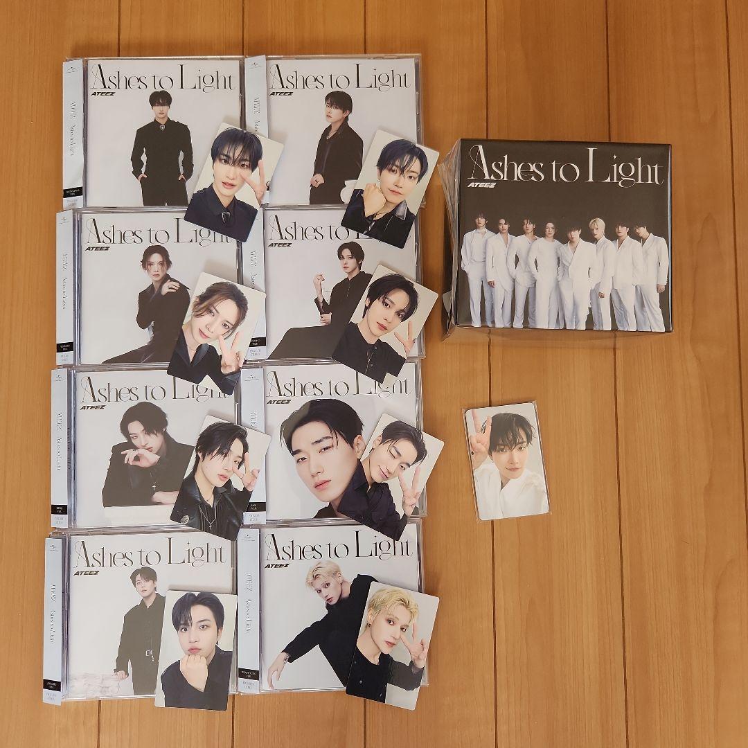 ATEEZ Ashes to Light ソロ 8形態 FC ATEEZ JAPAN 2ND FULL ALBUM「Ashes to Light」2025年9月17日（水