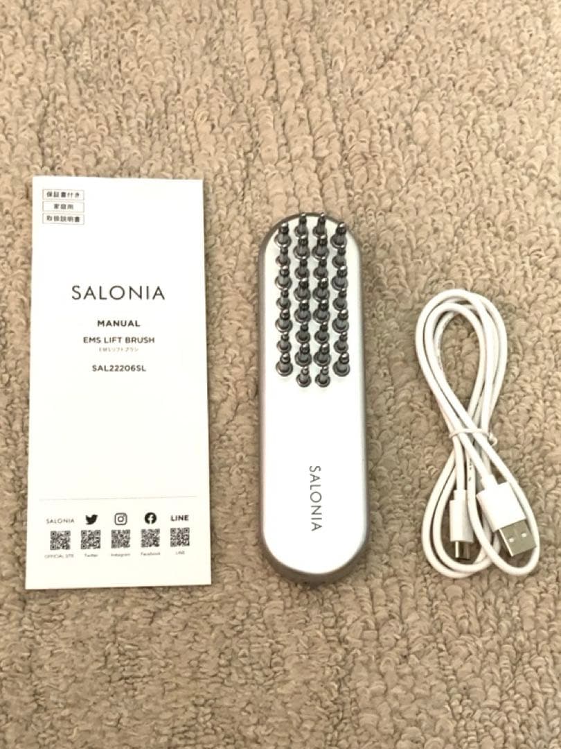 【美品】SALONIA サロニア EMS リフトブラシ 電気ブラシ 美顔器 頭皮 Amazon.co.jp: SALONIA サロニア EMS リフトブラシ 電気ブラシ 美顔器