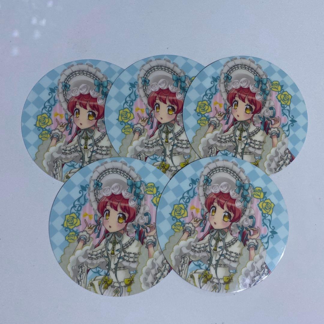 アモクレープ　コースター　クリアカード　特典　ノベルティ　プリパラ　アドパラ アモクレープ コースター クリアカード 特典 ノベルティ プリパラ