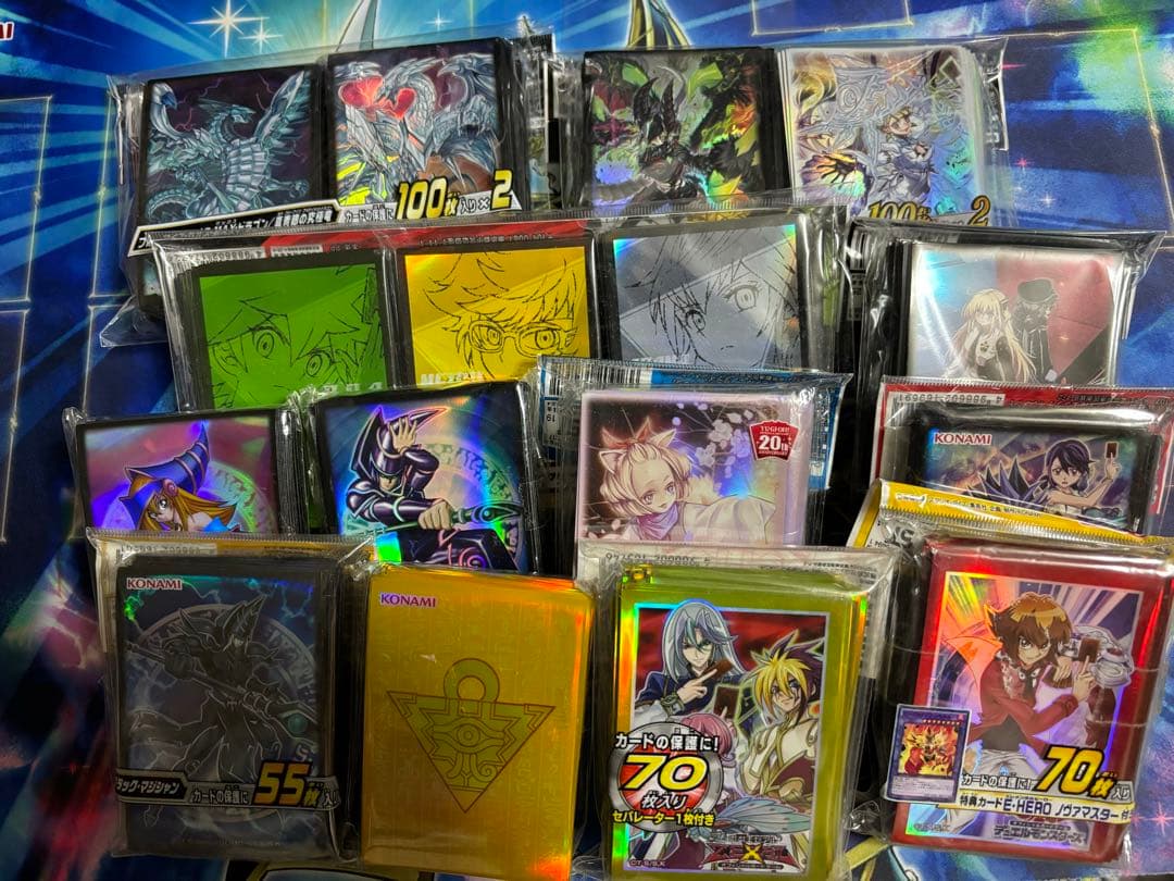 遊戯王　スリーブまとめ売り 遊戯王スリーブまとめ売り ニューロン - メルカリ