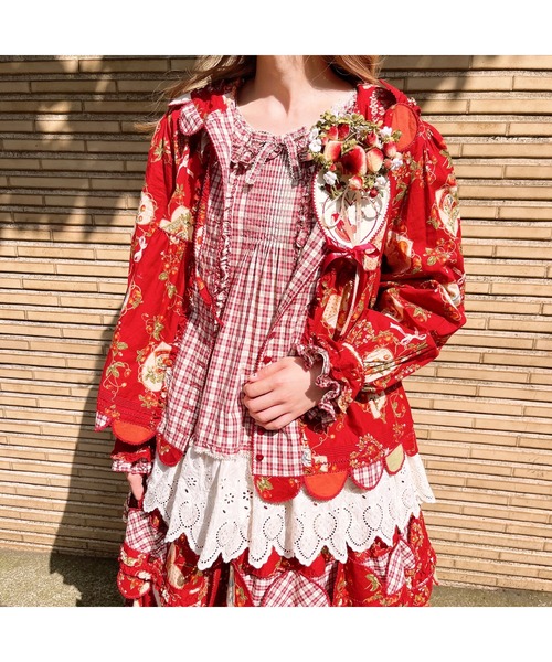 PINK HOUSE（ピンクハウス）の「Rambling Heartsコサージュ（ブローチ