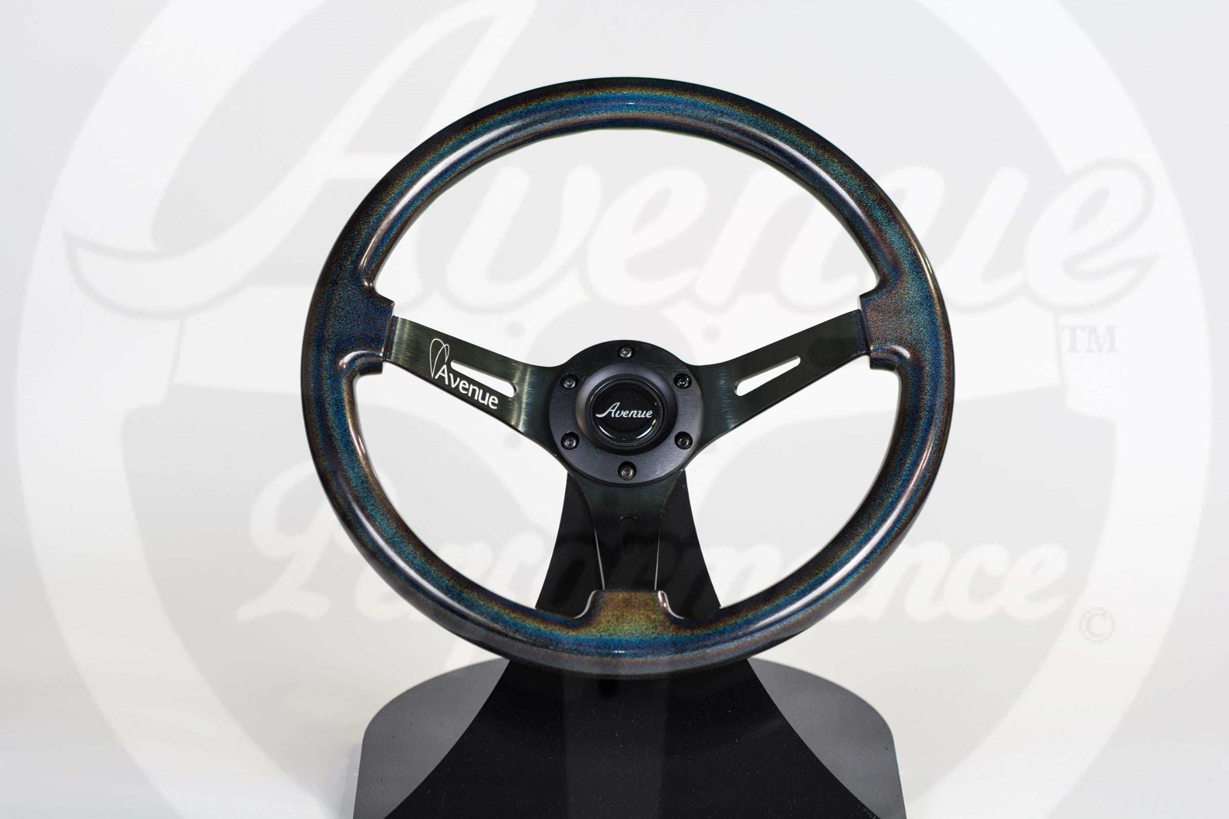 AVENUE STARDUST/ BLACK SPOKES STEERING WHEEL – Avenue Performance