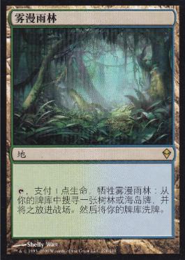 霧深い雨林/Misty Rainforest》[ZEN] 土地R | 日本最大級 MTG通販